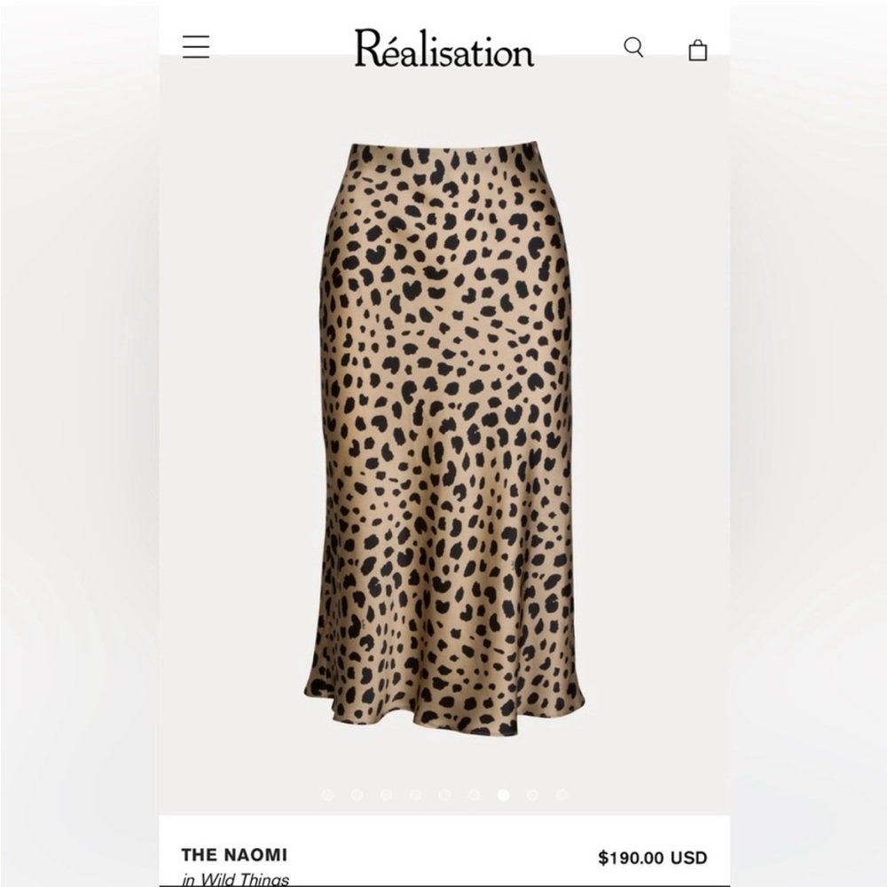 NWOT Realisation Par Naomi silk skirt, size M